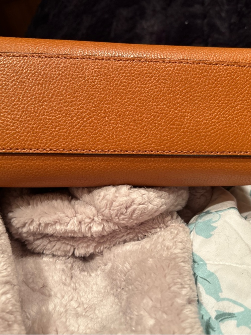 Marc Jacobs Cognac Leather Shoulder Bag